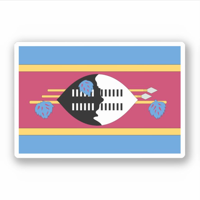 Swaziland Sticker (Front)