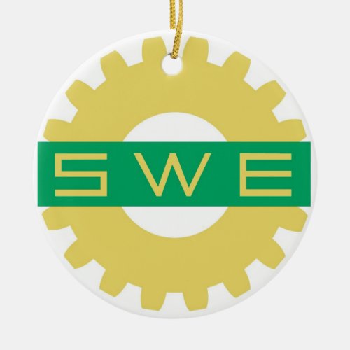 SWE Society of Women Engineers Ornament