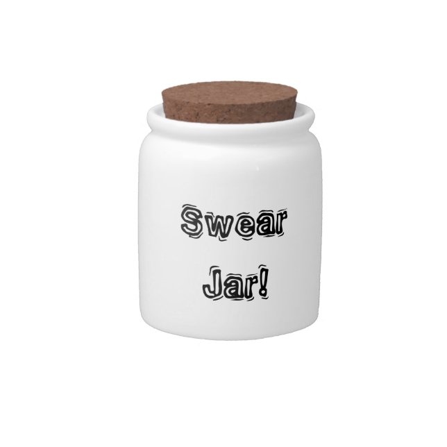 "Swear Jar!" Candy Jar (Front)