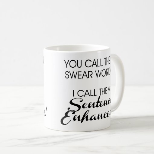 Swear Words Sentence Enhancers Curse Word Mug Zazzle — free download
