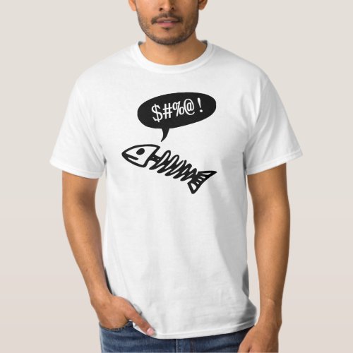 Swearing Fish _ Funny Dead Fish T_Shirt