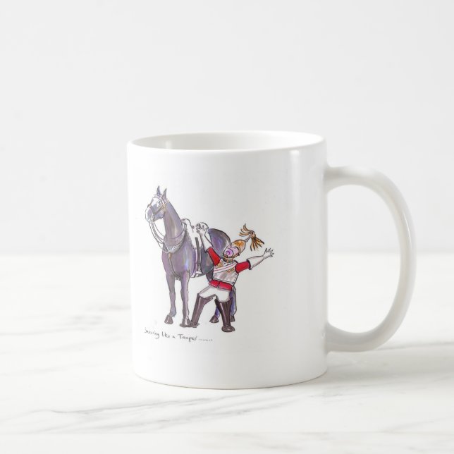 Swearing Like a Trooper - Life Guards version Coffee Mug (Right)