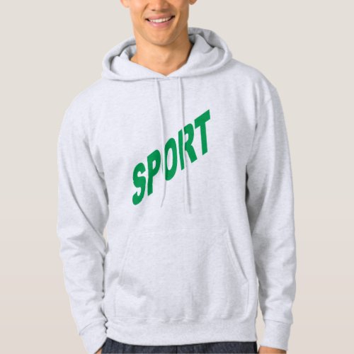 Sweat  capuche cendre homme  SPORT Hoodie