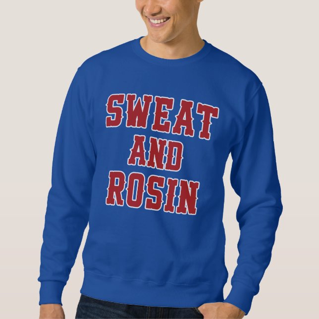 Sweat And Rosin - New York Baseball Player Sweatshirt (Front)