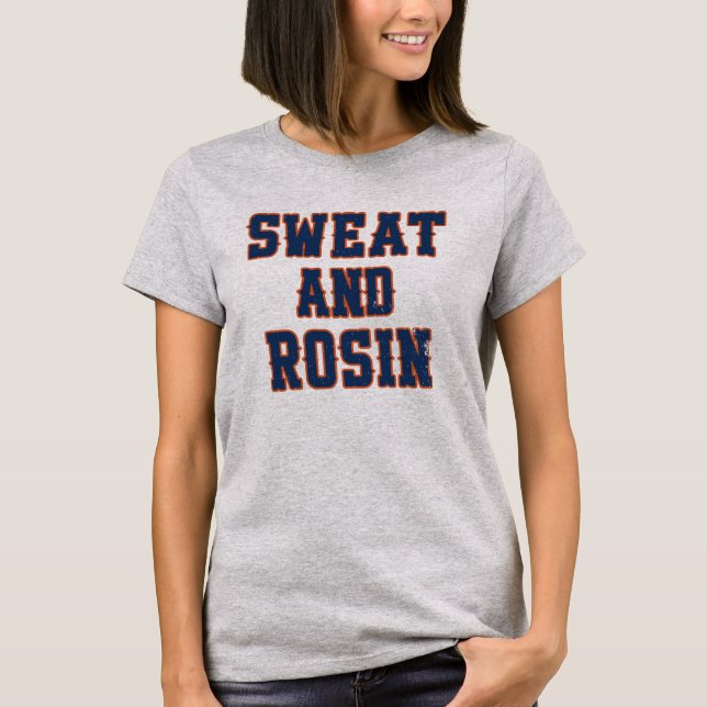 Sweat And Rosin - New York Baseball T-Shirt (Front)
