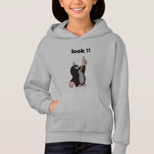 sweat-capuche funny animal look !! hoodie (Front)