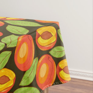 Sweat peach pattern tablecloth