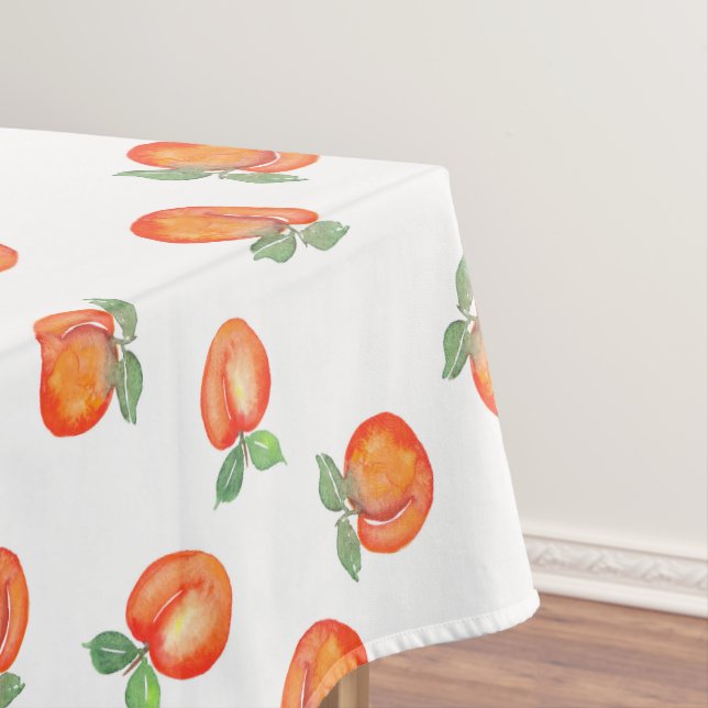 Sweat peach pattern tablecloth (In Situ)