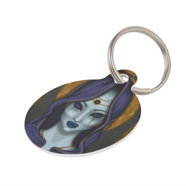 sweat pet ID tag (Side)