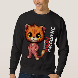 Sweat-Shirt Chat | I love Mon Akashic Sweatshirt