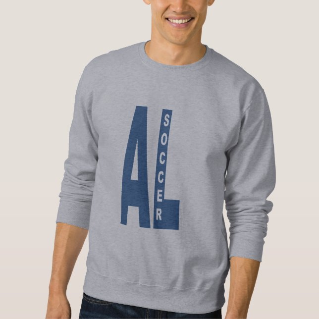 Sweat shirt gray man ALABAMA SOCCER (Front)