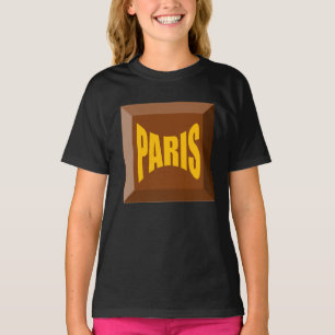 SWEAT-SHIRT RAGLAN NOIR PARIS T-Shirt