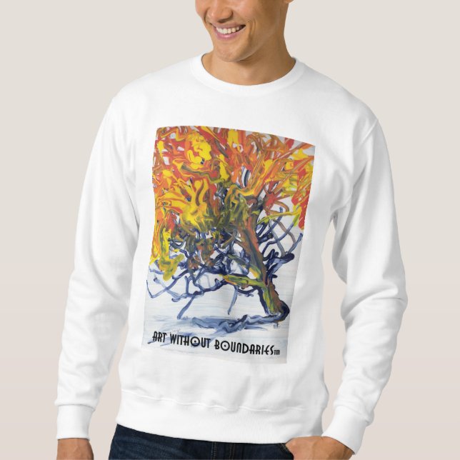 Sweat shirt: The Burning Bush by Clarence Sweatshirt (Front)