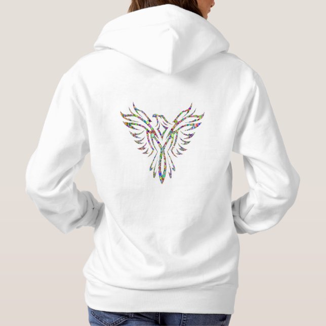 Sweat shirt with eagle phoenix (Back)