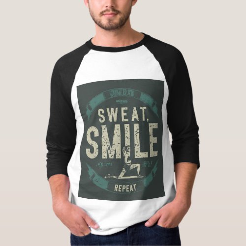 Sweat Smile Repeat T_Shirt