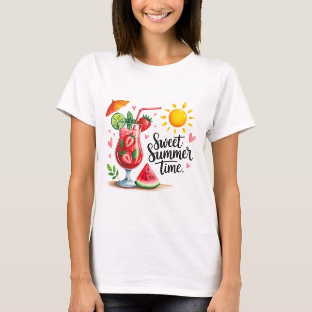 Sweat Summertime  T-Shirt (Front)