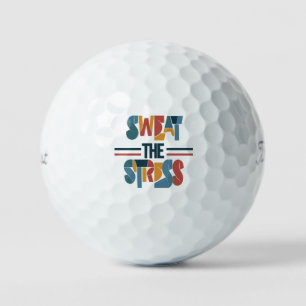 Sweat The Stress Golf Balls