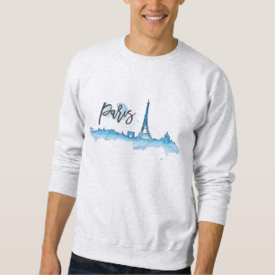 Sweat White Man BASIC Paris Sweatshirt