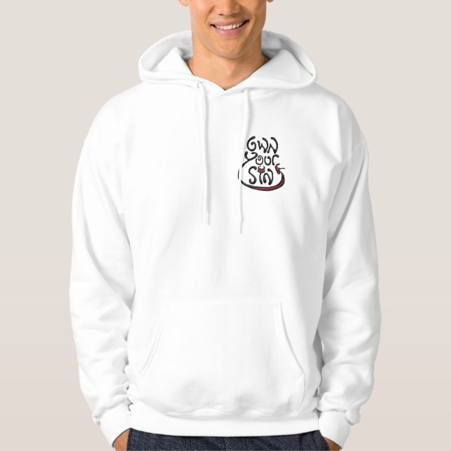 Sweat Your Sin Devil Pride Hoodie (Front)