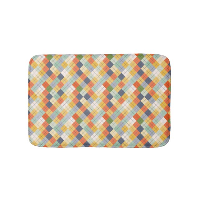 Sweater Background 2 Bathroom Mat (Front)