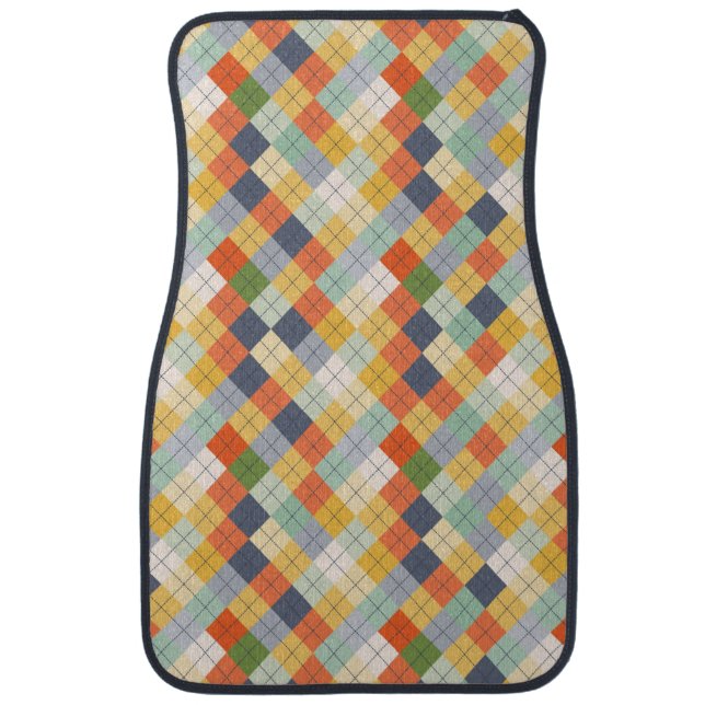 Sweater Background 2 Car Mat (Front)