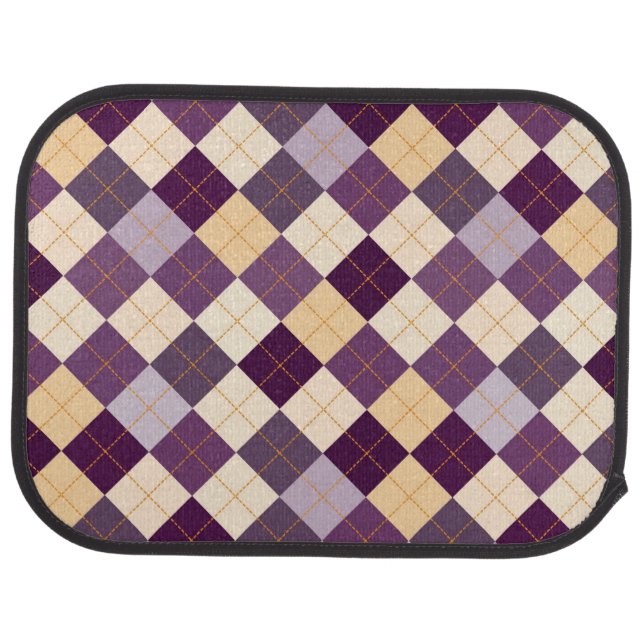 Sweater Background Car Floor Mat (Rear)