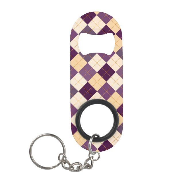 Sweater Background Keychain Bottle Opener (Front)