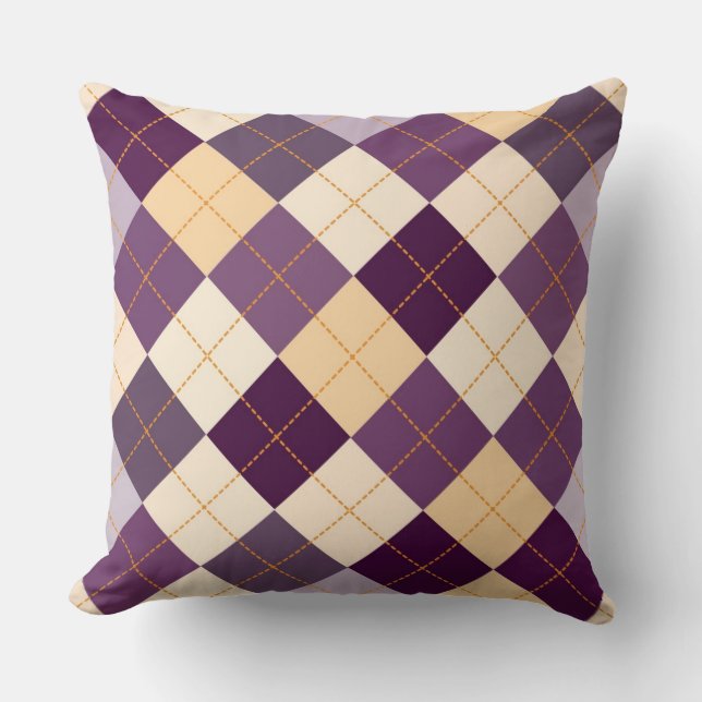 Sweater Background Throw Pillow (Front)