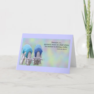 Sweater Defined Card