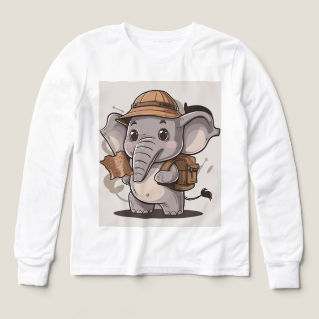 sweater for me elephant (Design Front)