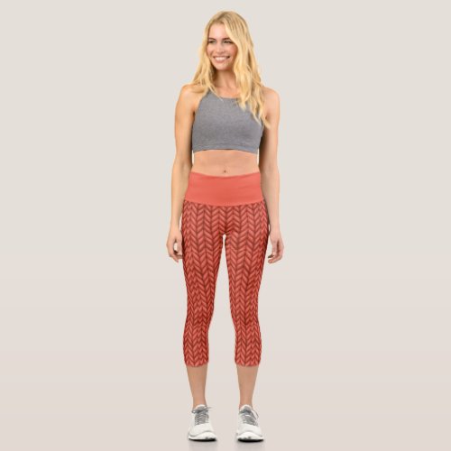 Sweater illusion capri leggings