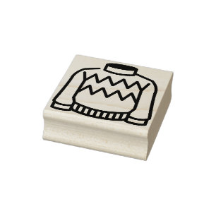 sweater rubber stamp