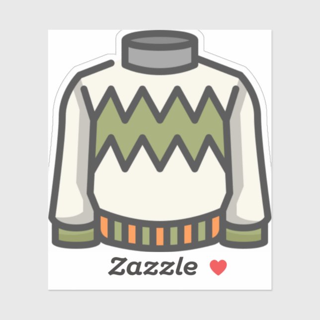 sweater sticker (Sheet)