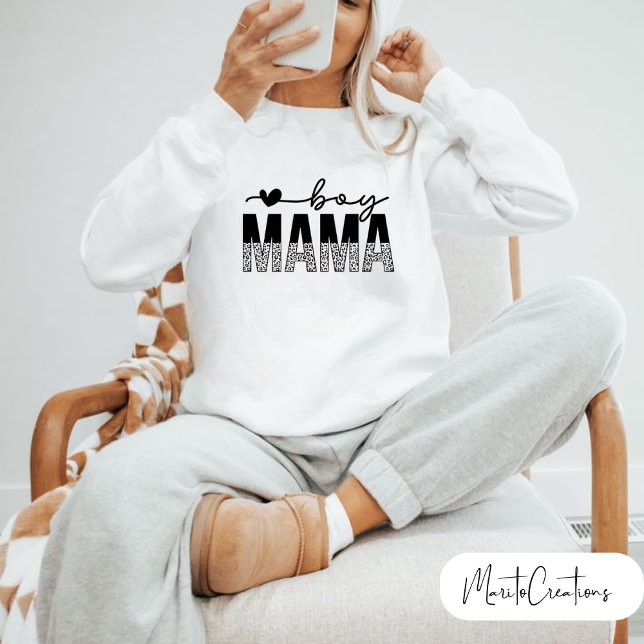 sweater t-shirt boy mom, special gift for mom (Creator Uploaded)