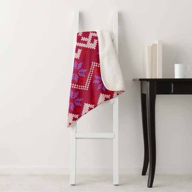 Sweater Texture 2 Sherpa Blanket (In Situ)