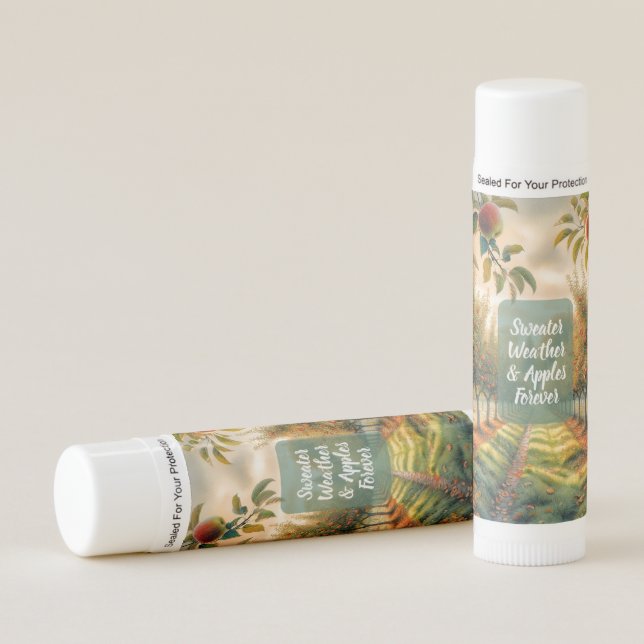 Sweater Weather & Apples Forever | Lip Balm (Front)
