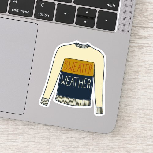 Sweater Weather Autumn Sticker