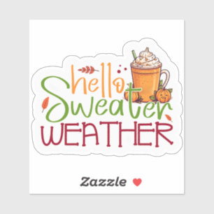 Sweater Weather Bliss Sticker