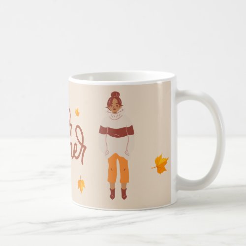 Sweater Weather Cosy Autumn Ladies Mug 