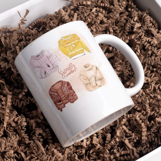 Sweater Weather Fall Personalized Mug (Creator Uploaded)