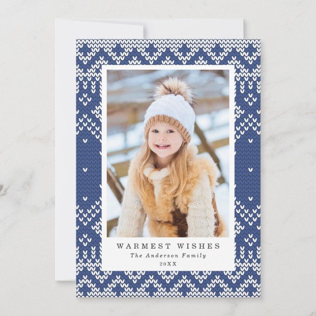 Sweater Weather | Holiday Photo Card (Front)