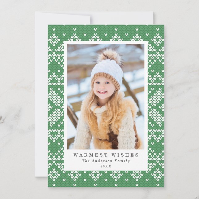 Sweater Weather | Holiday Photo Card (Front)