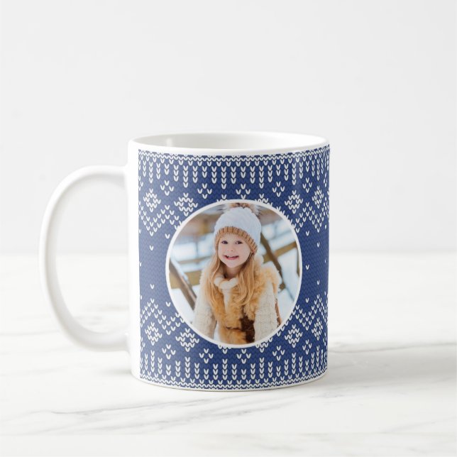 Sweater Weather | Holiday Photo Coffee Mug (Left)