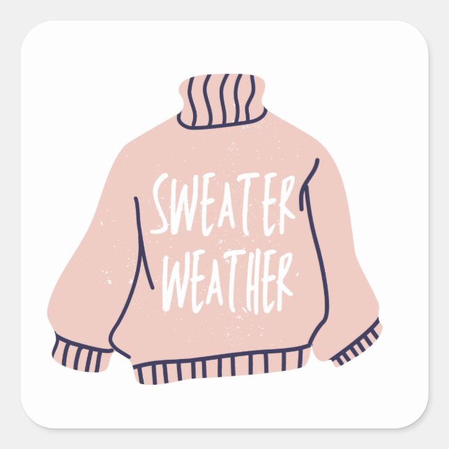 Sweater Weather Sticker (Front)