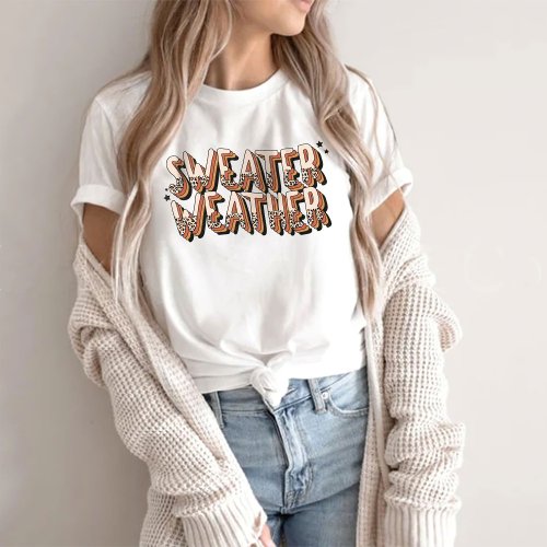 Sweater Weather Tshirt Autumn 