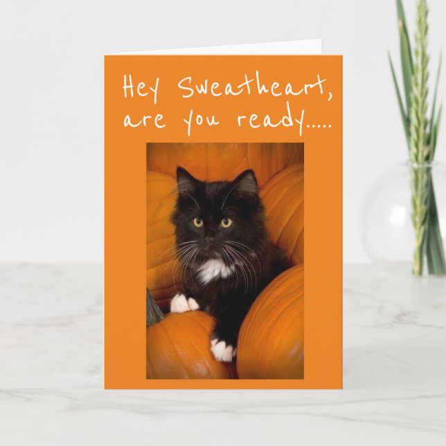 **SWEATHEART** READY TO CELEBRATE **HALLOWEEN** CARD (Front)