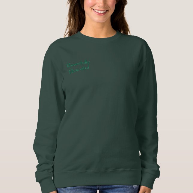 SWEATSHIRT EMBROIDERED ART&DESIGN  (Front)
