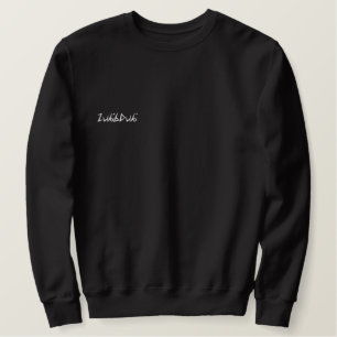 SWEATSHIRT EMBROIDERED MEN'S STYLE DESIGN