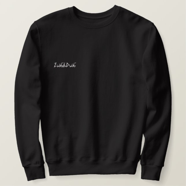SWEATSHIRT EMBROIDERED MEN'S STYLE DESIGN (Design Front)