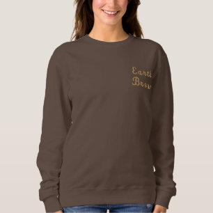 SWEATSHIRT EMBROIDERED WOMEN'S STYLE DESIGN